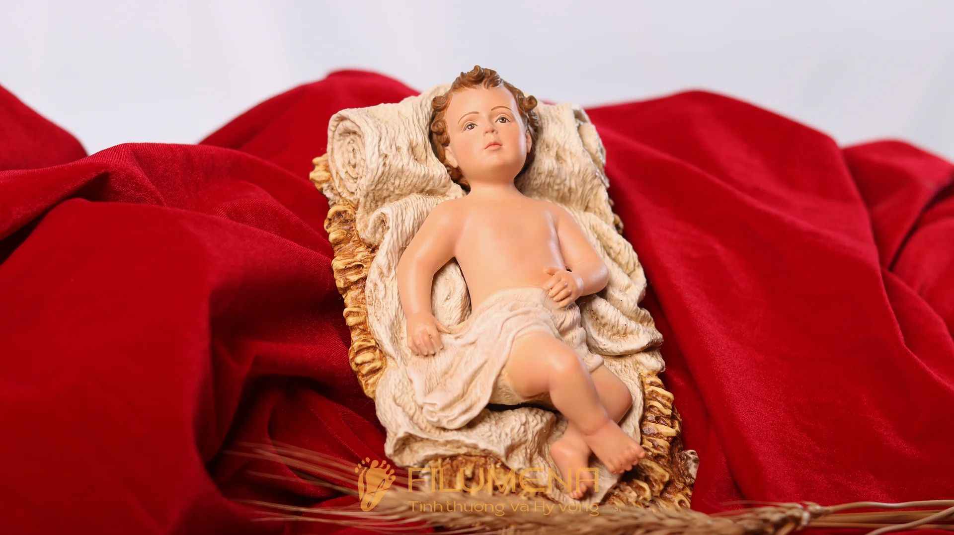 Tượng Chúa Hài đồng 15 cm cho bộ tượng Giáng sinh 30 cm