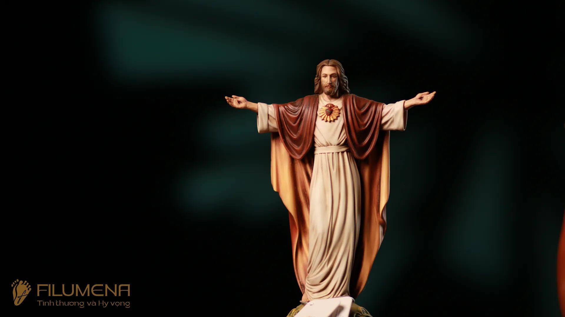 Tượng Chúa Ki-tô Vua Vũ trụ cao 20 cm, 30 cm