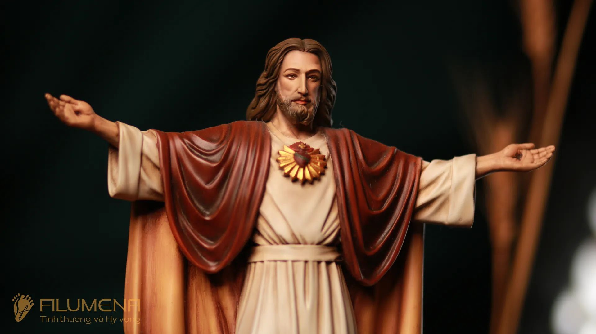 Tượng Chúa Ki-tô Vua Vũ trụ cao 20 cm, 30 cm