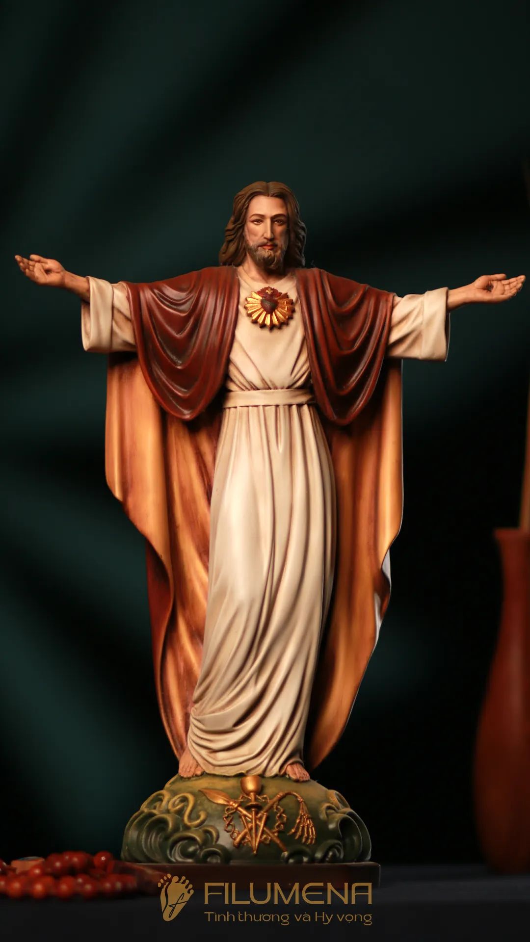 Tượng Chúa Ki-tô Vua Vũ trụ cao 20 cm, 30 cm